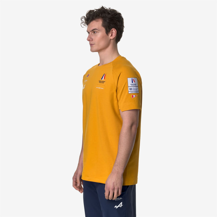 T-ShirtsTop Unisex PALULEL ORIENT EXPRESS TEAM AC T-Shirt YELLOW SUNFLOWER Detail (jpg Rgb)			