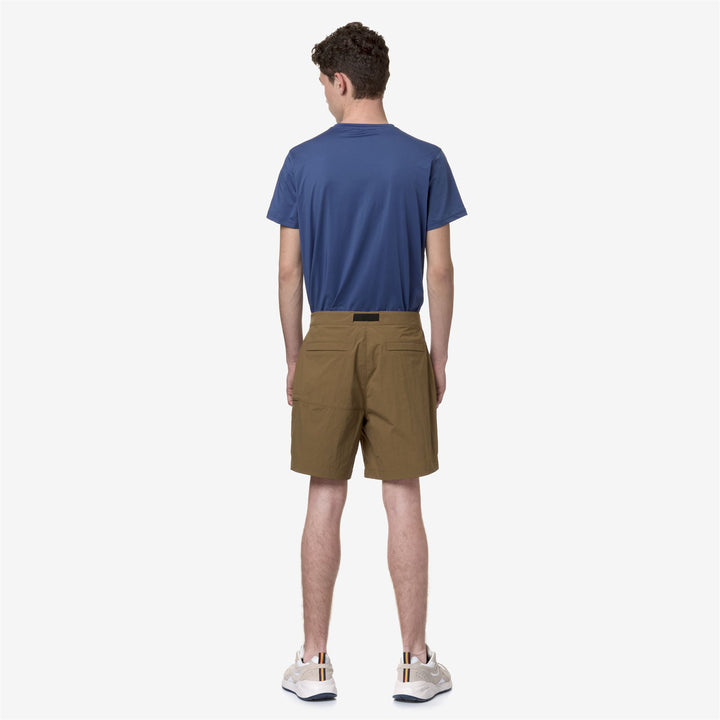 Shorts Man TAPRINNE Cargo BROWN CORDA Dressed Front Double		