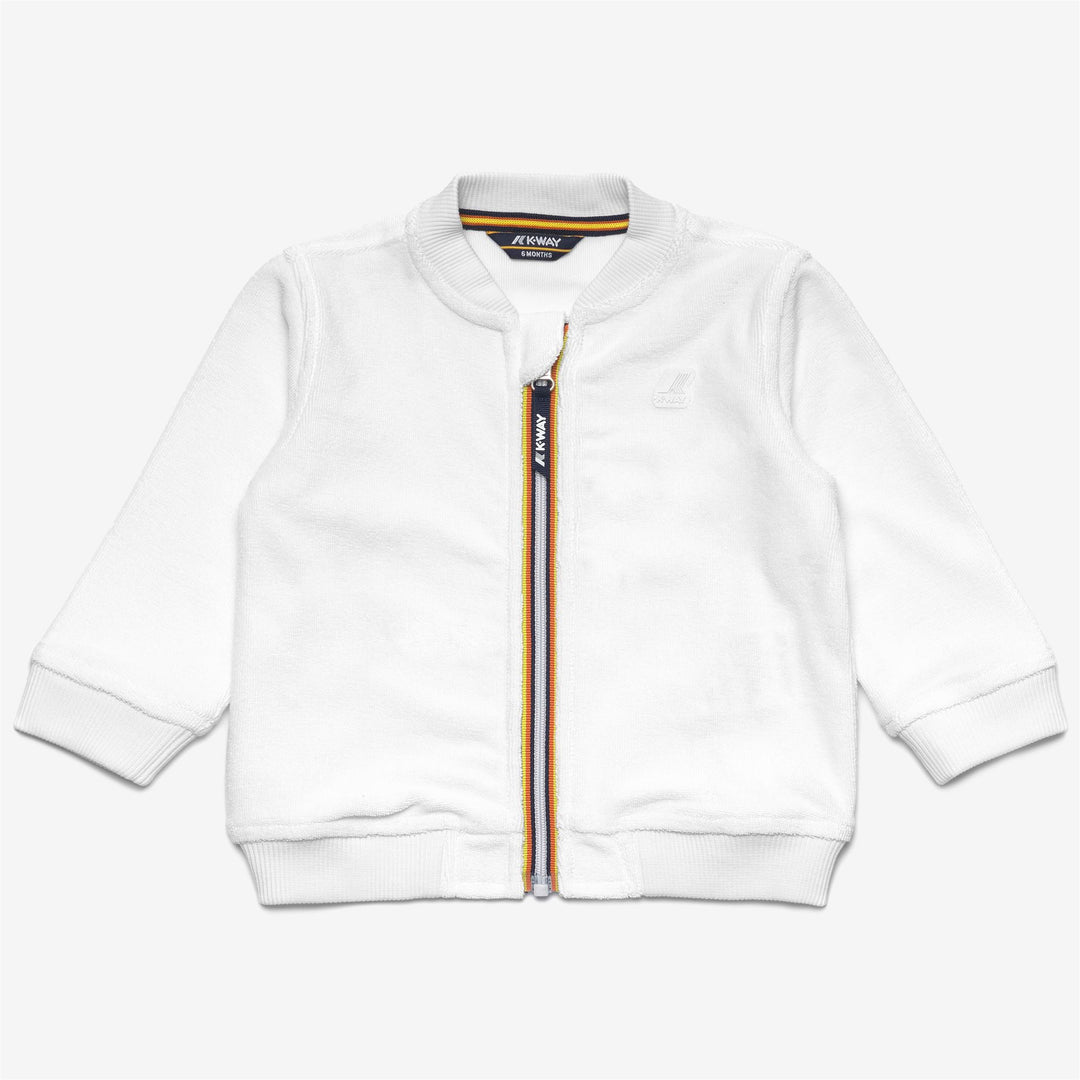 Fleece Kid unisex E. AMAURICE SPONGE Jacket WHITE Photo (jpg Rgb)			