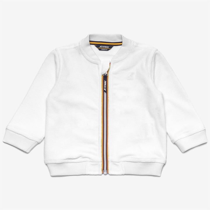 Fleece Kid unisex E. AMAURICE SPONGE Jacket WHITE Photo (jpg Rgb)			