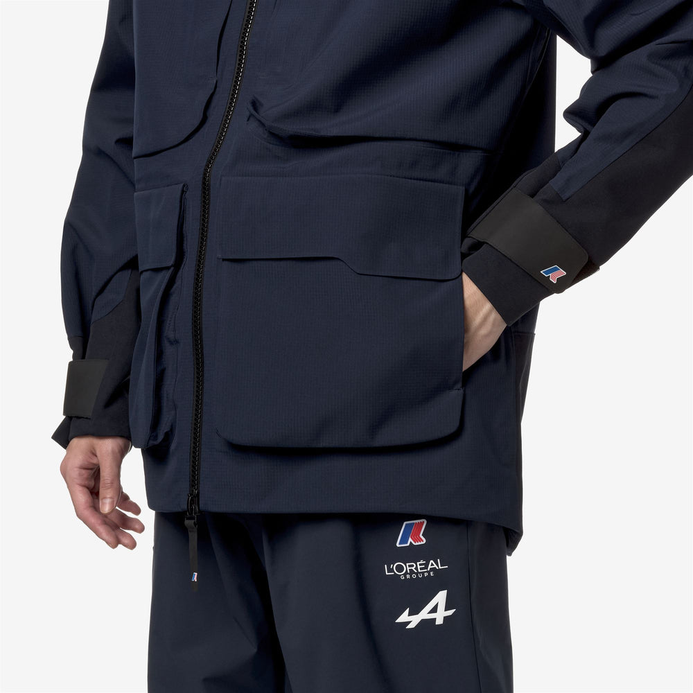 Jackets Unisex BARROW ORIENT EXPRESS AC 3/4 LENGTH BLUE DRESS Detail Double				