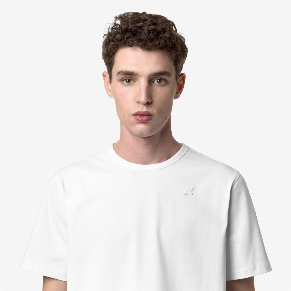 T-ShirtsTop Man ADAME STRETCH JERSEY T-Shirt WHITE Detail Double				