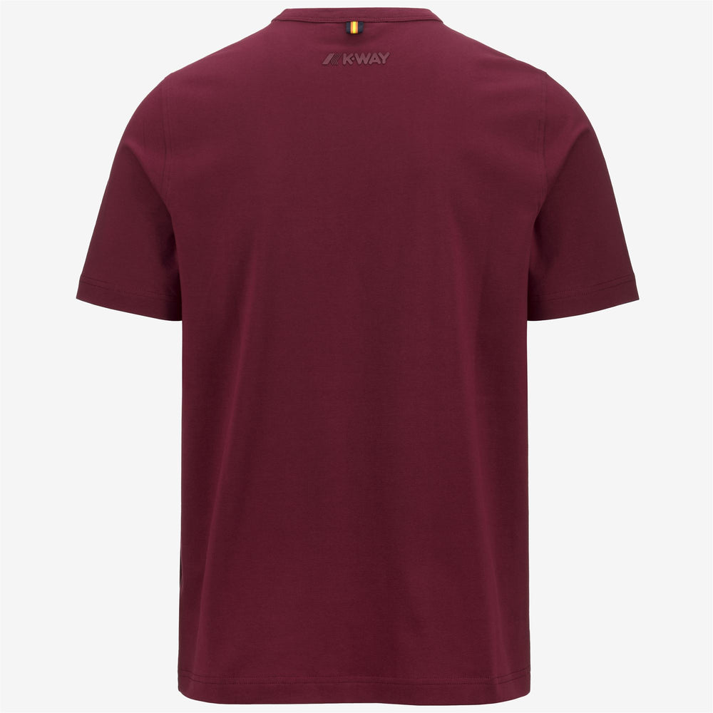T-ShirtsTop Man ADAME STRETCH JERSEY T-Shirt RED DK Dressed Front (jpg Rgb)	
