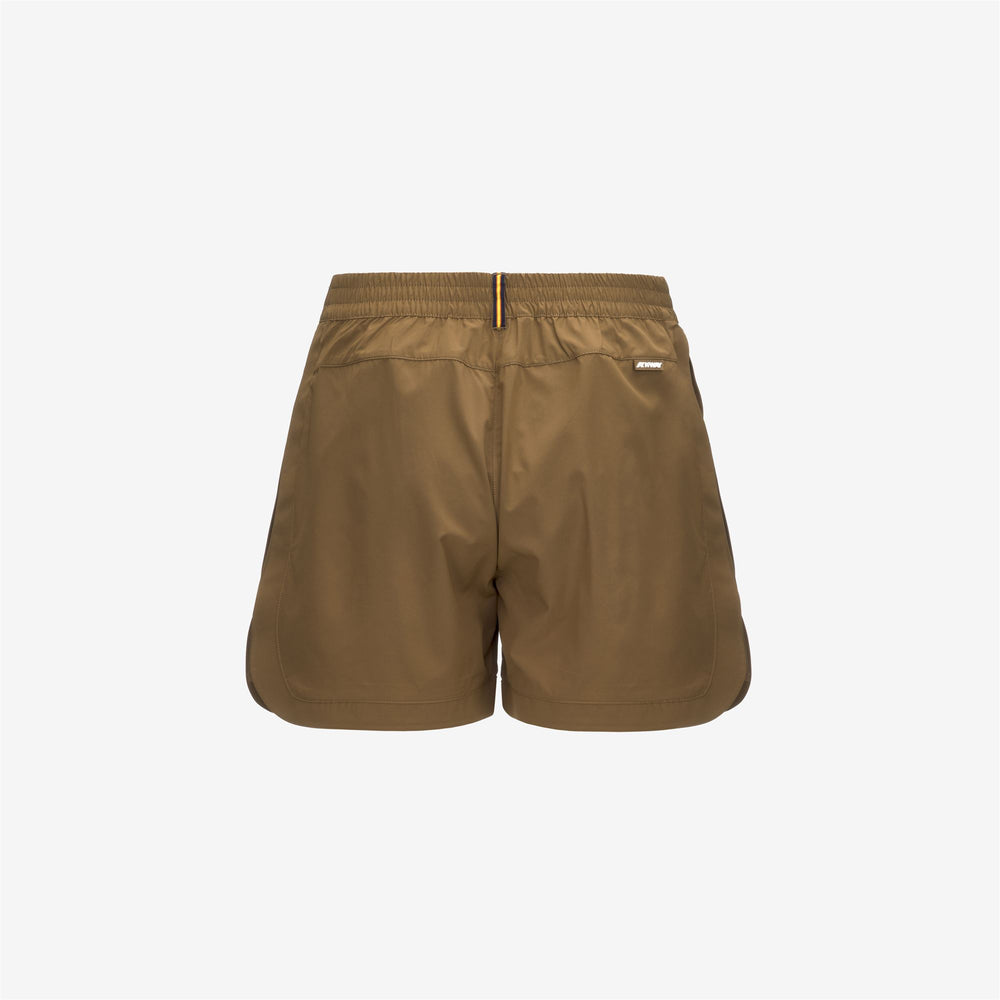 Shorts Woman ANNISE Sport  Shorts BROWN CORDA Dressed Front (jpg Rgb)	