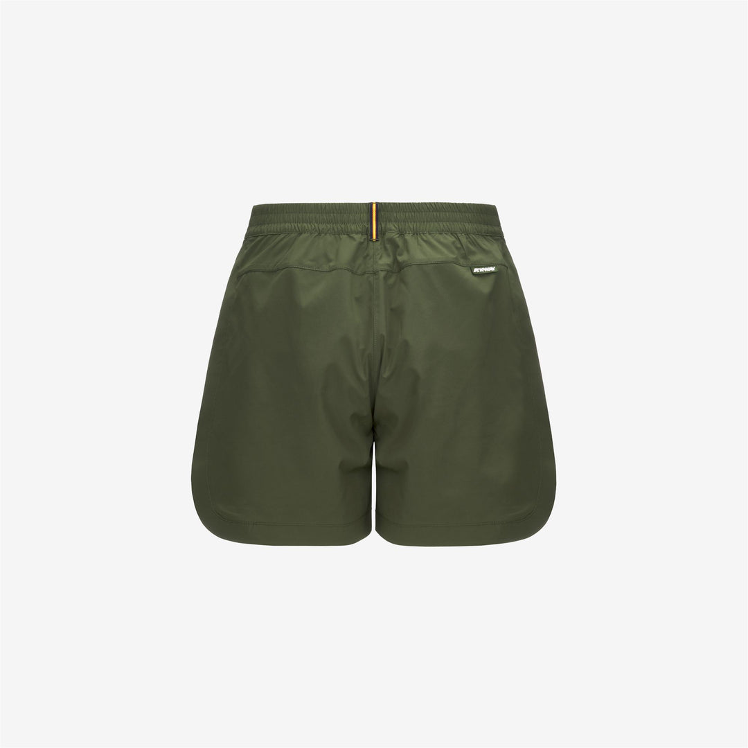 Shorts Woman ANNISE Sport  Shorts GREEN CYPRESS Dressed Front (jpg Rgb)	
