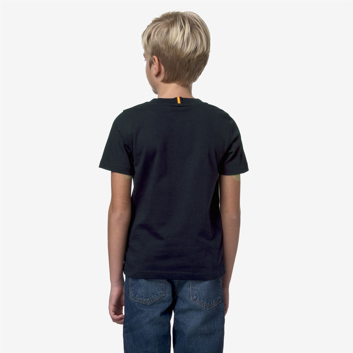 T-ShirtsTop Boy P. ODOM HOW TO PACK T-Shirt BLUE DEPTH Dressed Front Double		