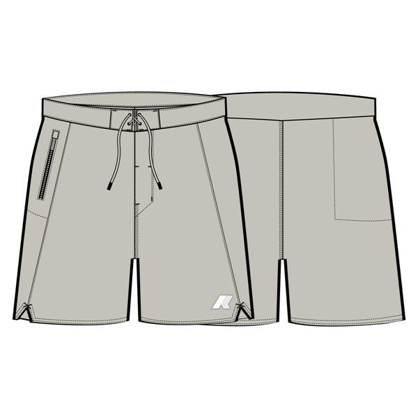Costume da bagno beige da uomo ad asciugatura rapida con protezione UV main