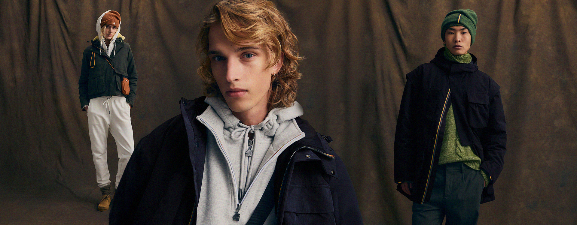 K-Way: The comfort edit El encanto de los tejidos naturales se une a la funcionalidad.