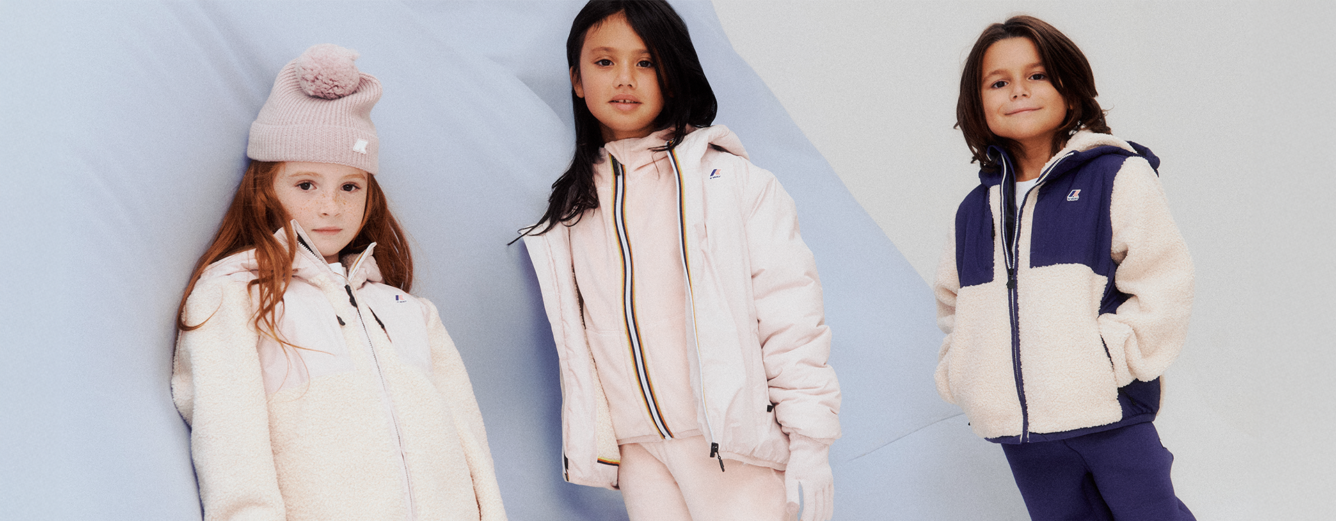 K-Way: <h2 class="h1 hero__title" style="font-weight: bold">Little explorers, same spirit</h2> New K-Way Petite winter collection