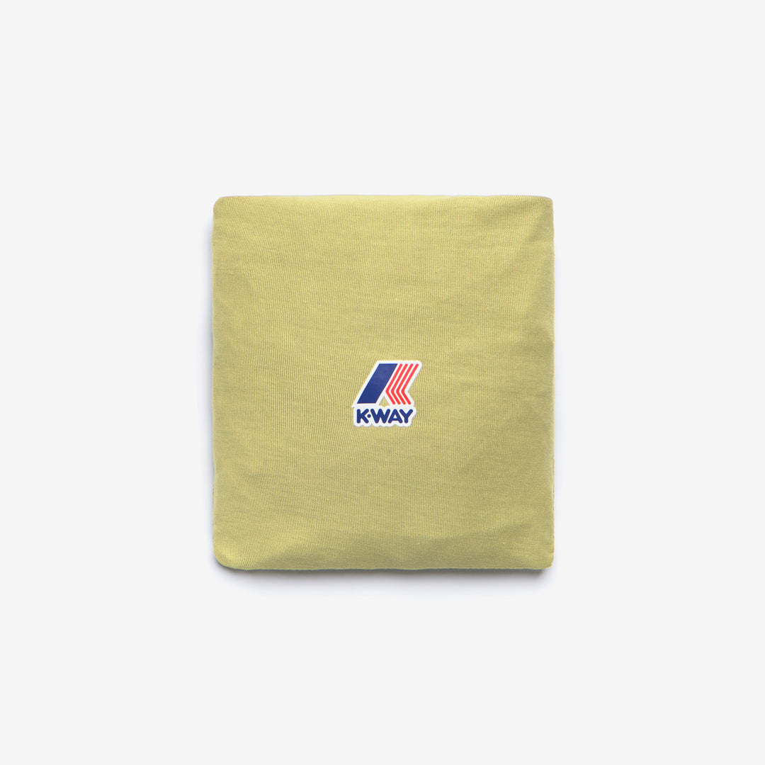 Camiseta unisex plegable verde musgo con logo main