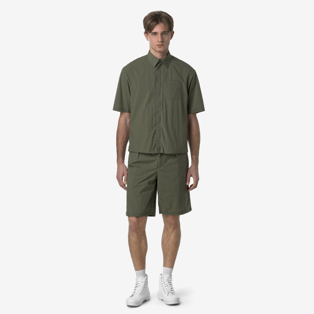 Lichen green Men's Waterproof Summer Sport Shorts 02