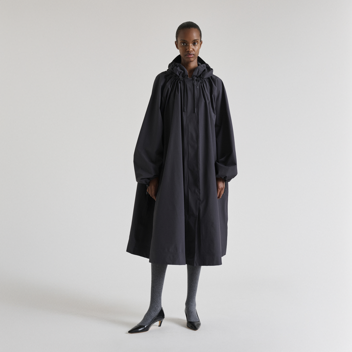 LE VRAI 2.1 AMIABLE GILLIAN SOEUR - Chaquetas - Largo - Mujer - Black Greyish