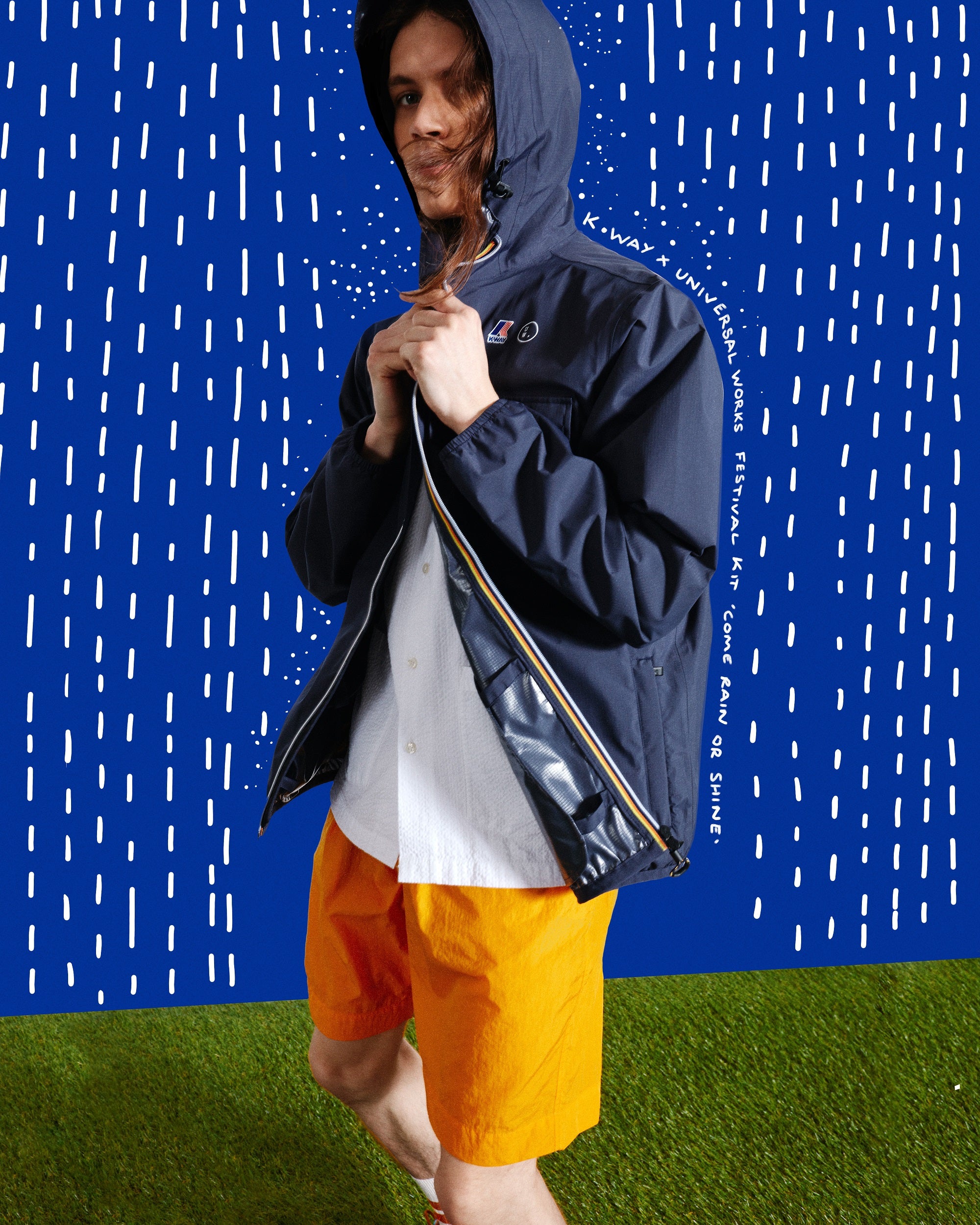 K-WAY x Universal Works ナイロンジャケット　beams K-WAY x Universal Works ナイロンジャケット beams 街着にも