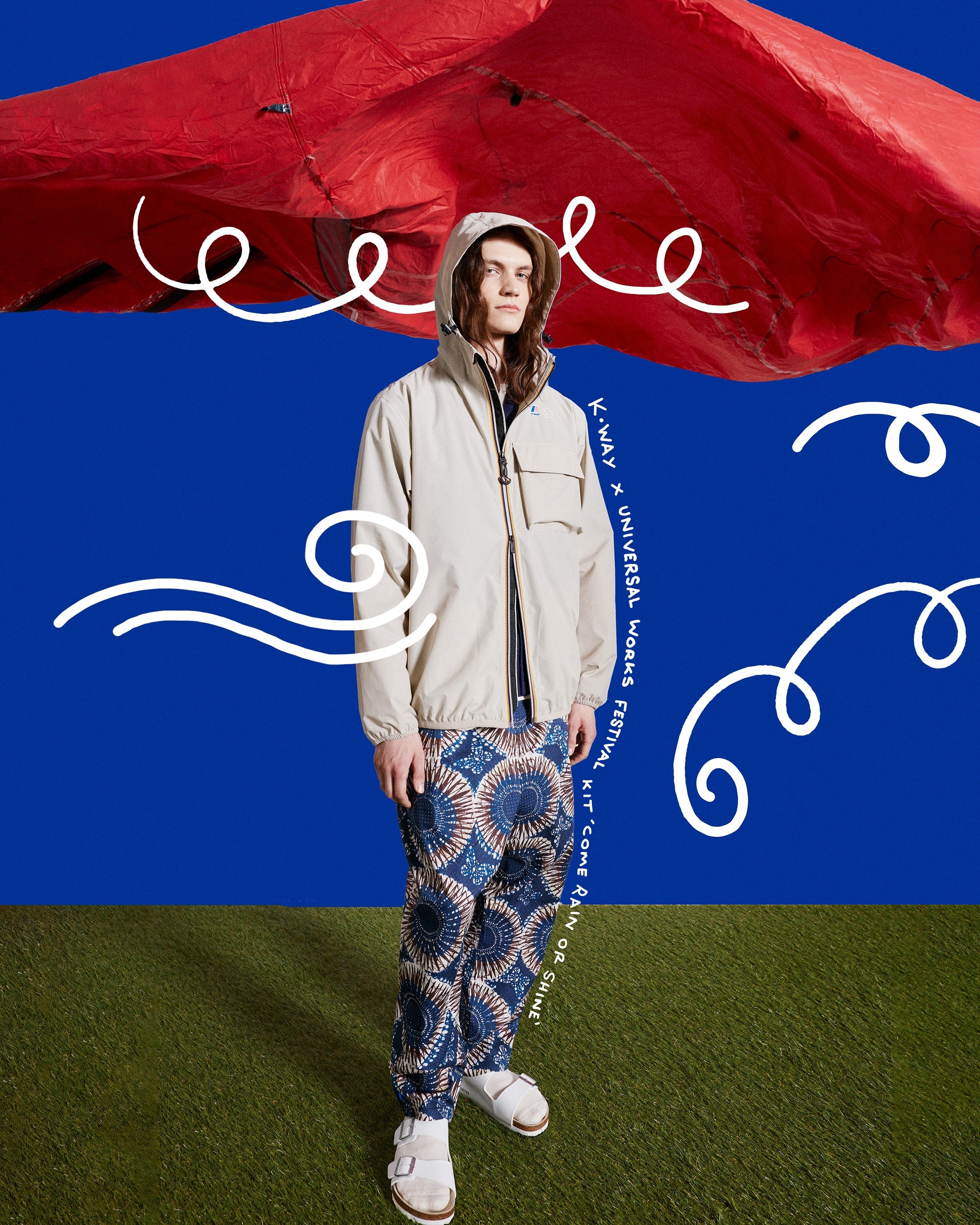 K-WAY x Universal Works ナイロンジャケット　beams K-WAY x Universal Works ナイロンジャケット beams