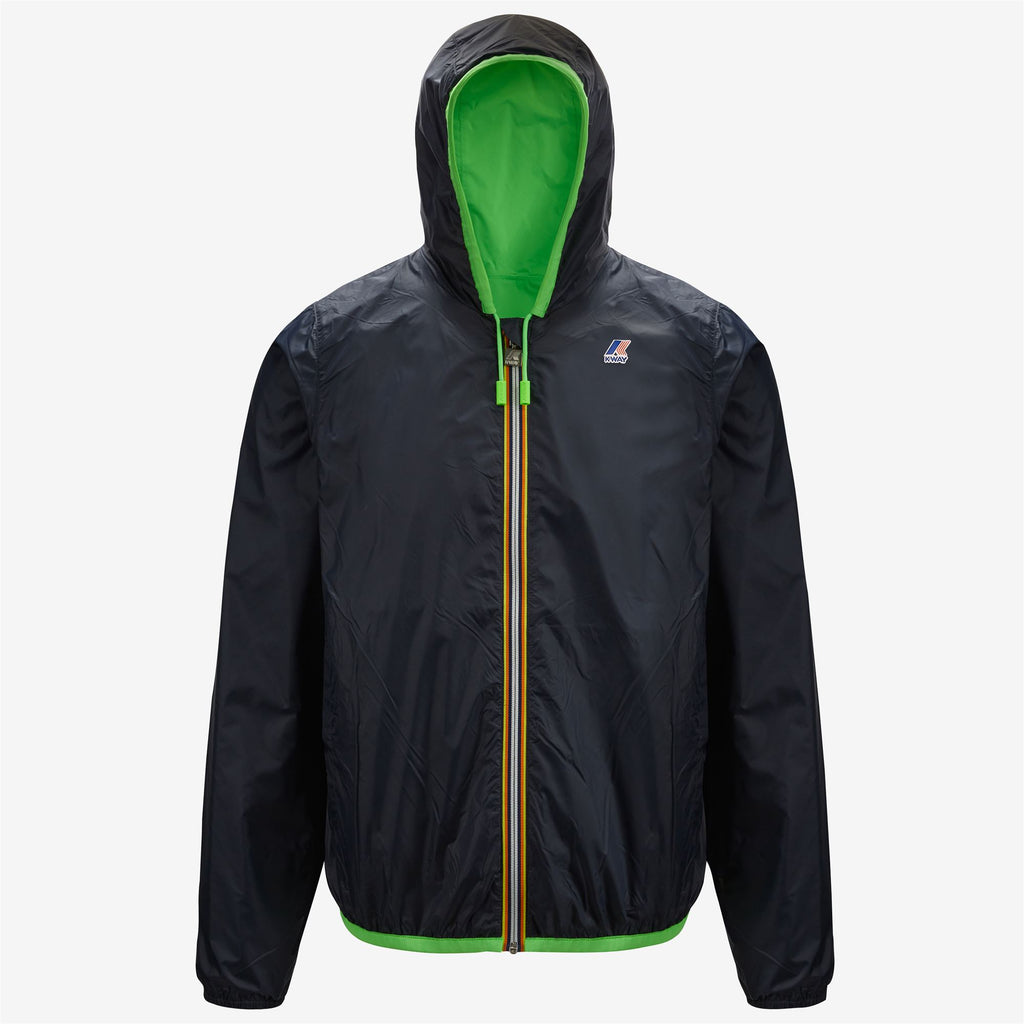 Jackets_Man_Jacques Plus Double Fluo_Short_GreenFluo-Blue Depht - Green Fluo - Blue Depth - Commercial 2