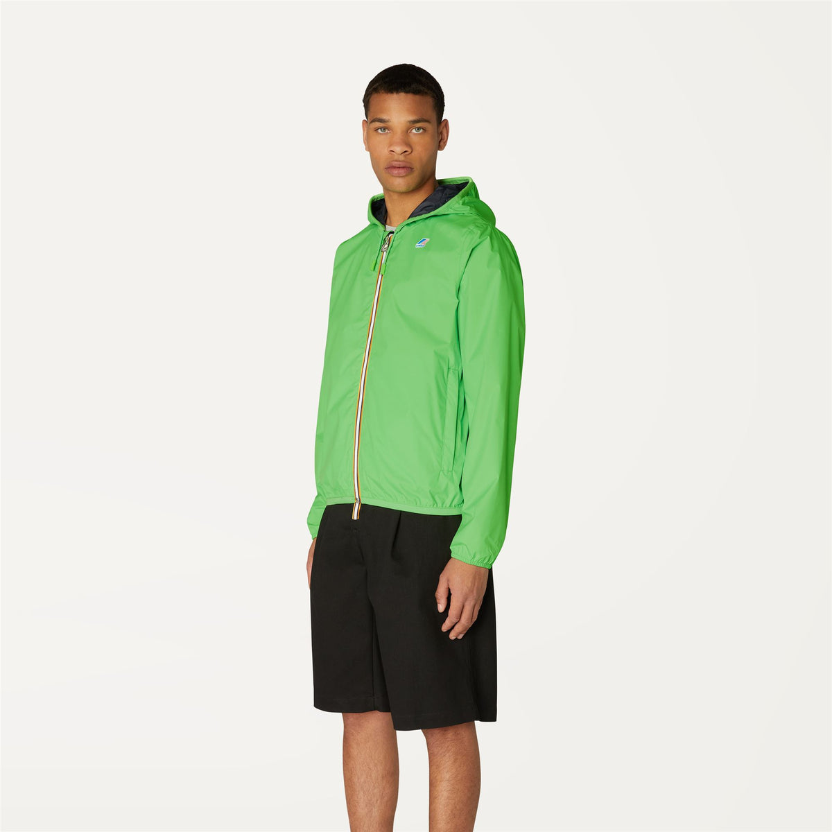 Jackets_Man_Jacques Plus Double Fluo_Short_GreenFluo-Blue Depht - Green Fluo - Blue Depth - Commercial 5