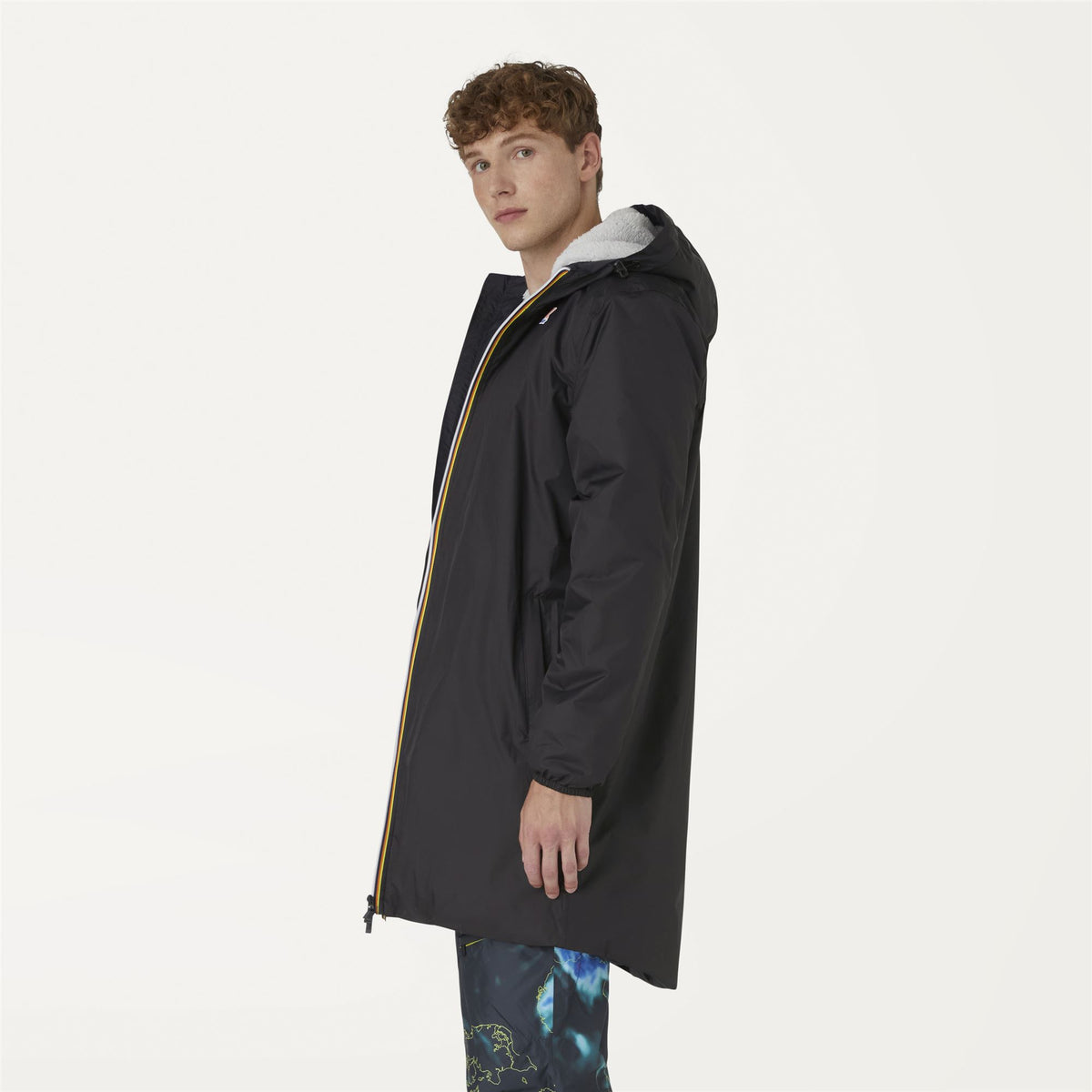 Jackets_Unisex_LE VRAI 3.0 EIFFEL ORSETTO_3/4 Length_Black - Unico - Commercial 5