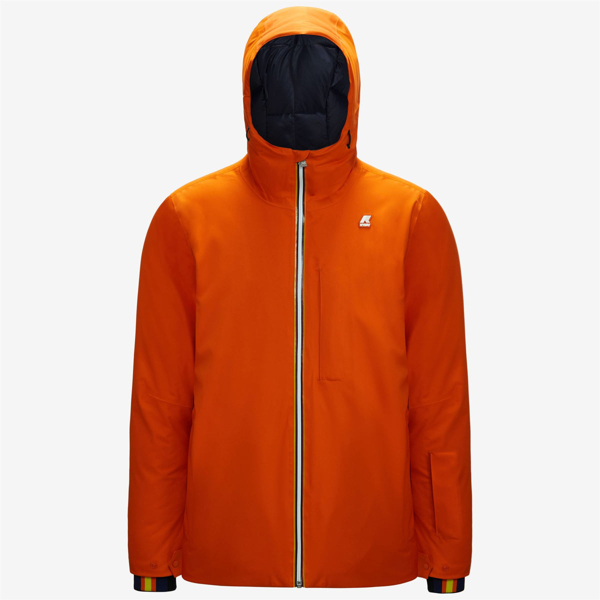 Jackets_Man_Edward Micro Twill_Mid_ORANGE RUST - BLUE MEDIEVAL - Commercial 1