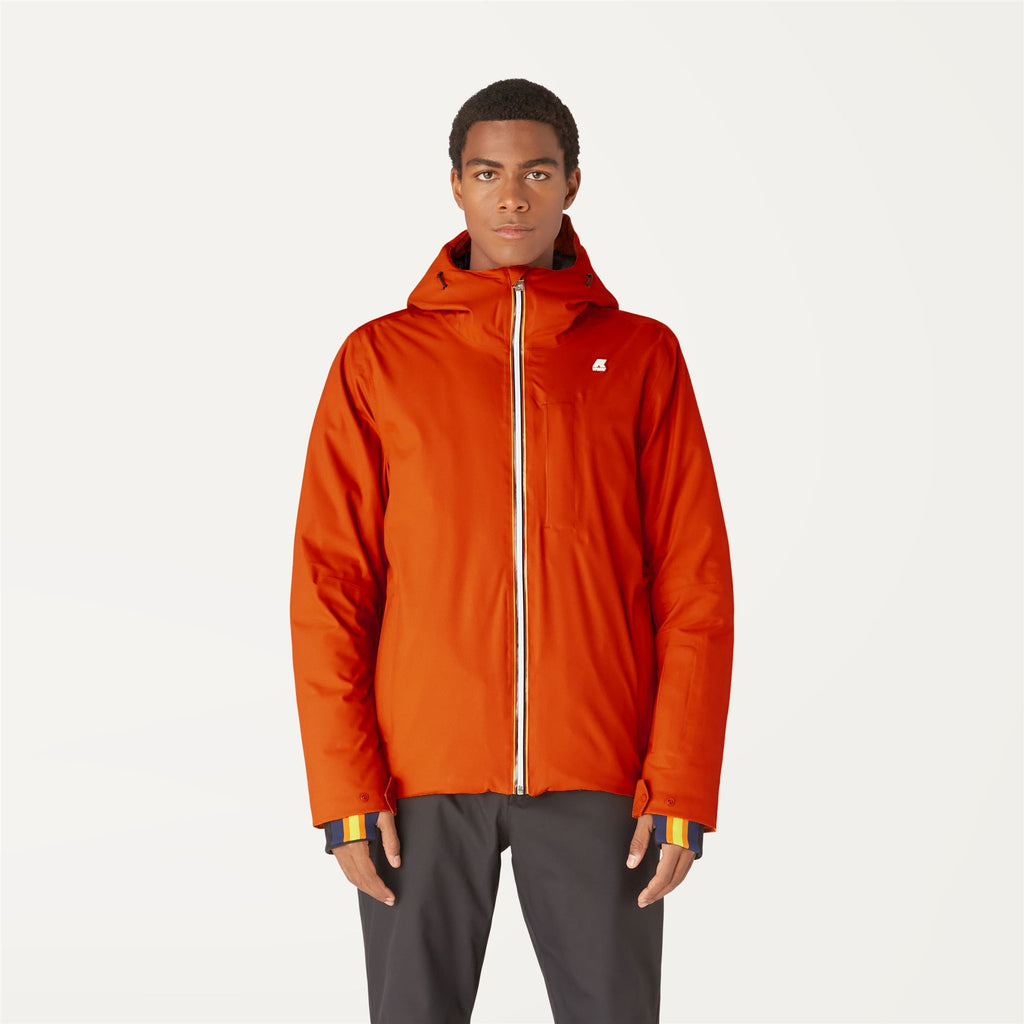 Jackets_Man_Edward Micro Twill_Mid_ORANGE RUST - BLUE MEDIEVAL - Commercial 4