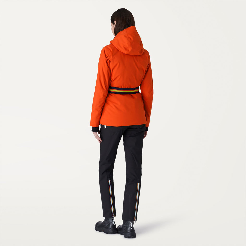 Jackets_Woman_Giselle Micro Twill_Mid_Orange Pumpkin - Commercial 6