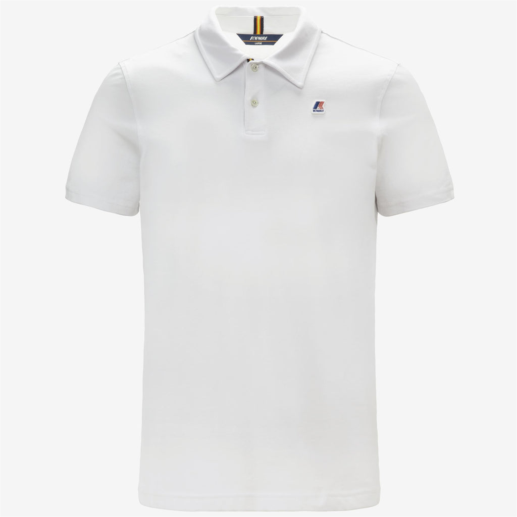 Polo Shirts_MAN_GREGOIRE TAPE_Polo_White - Commercial 1