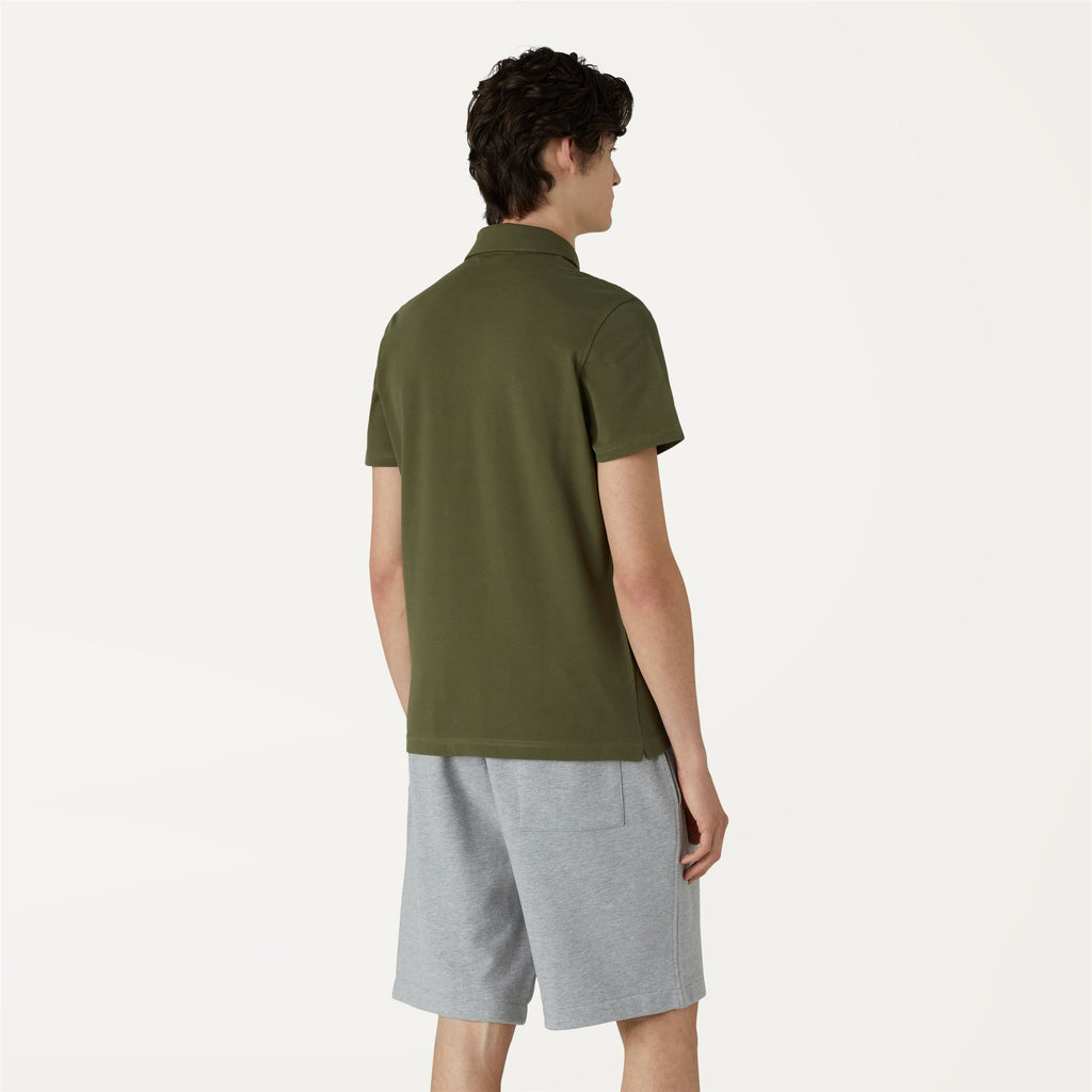 Polo Shirts_Man_GREGOIRE TAPE_Polo_Green Military - Commercial 6