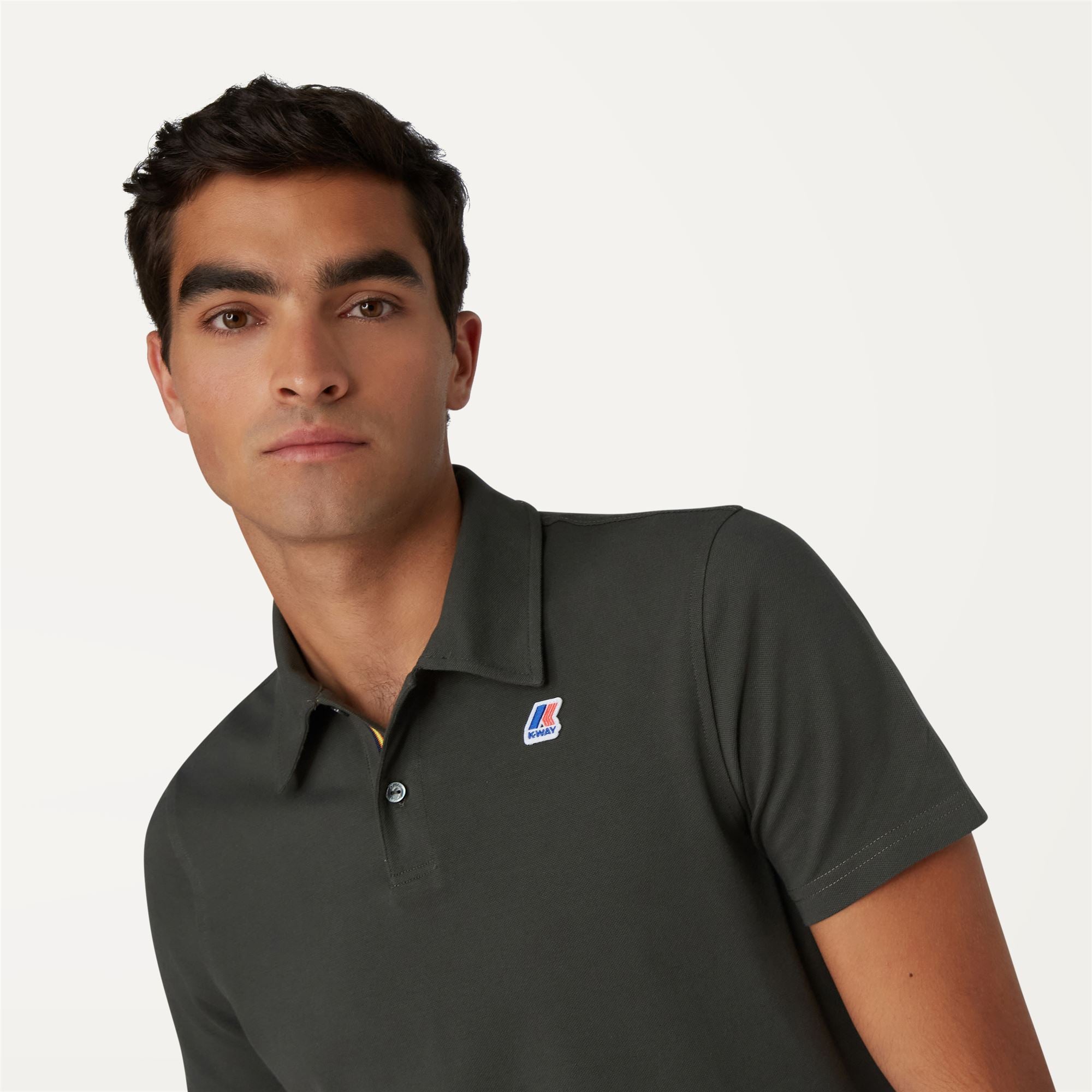 Polo Shirts_Man_GREGOIRE TAPE_Polo_Black Torba - Commercial 7