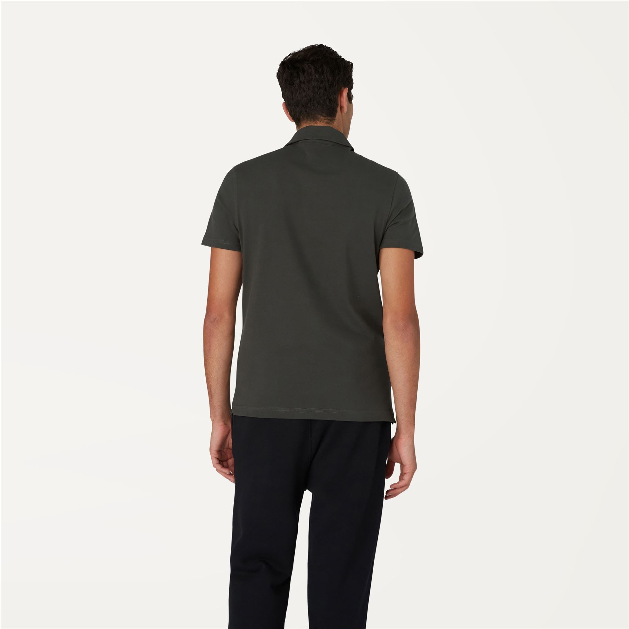 Polo Shirts_Man_GREGOIRE TAPE_Polo_Black Torba - Commercial 6