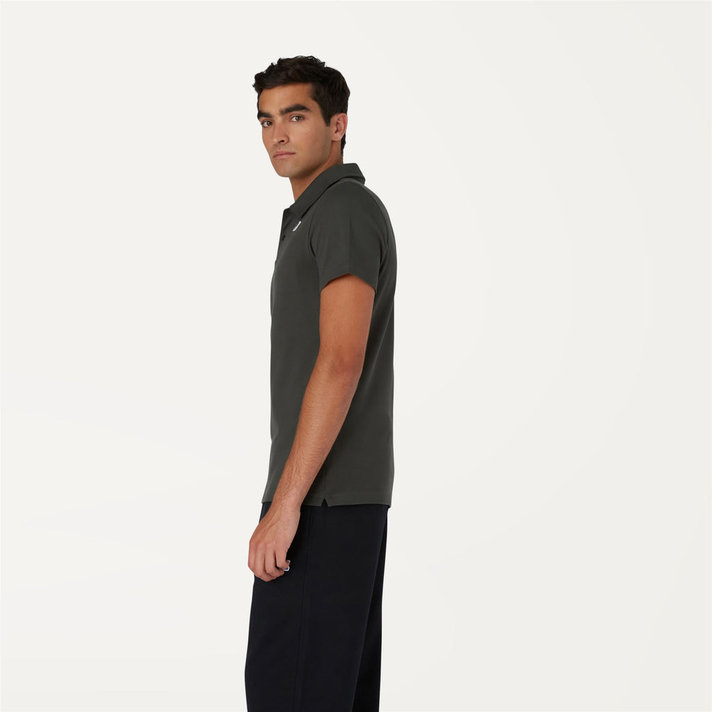 Polo Shirts_Man_GREGOIRE TAPE_Polo_Black Torba - Commercial 5