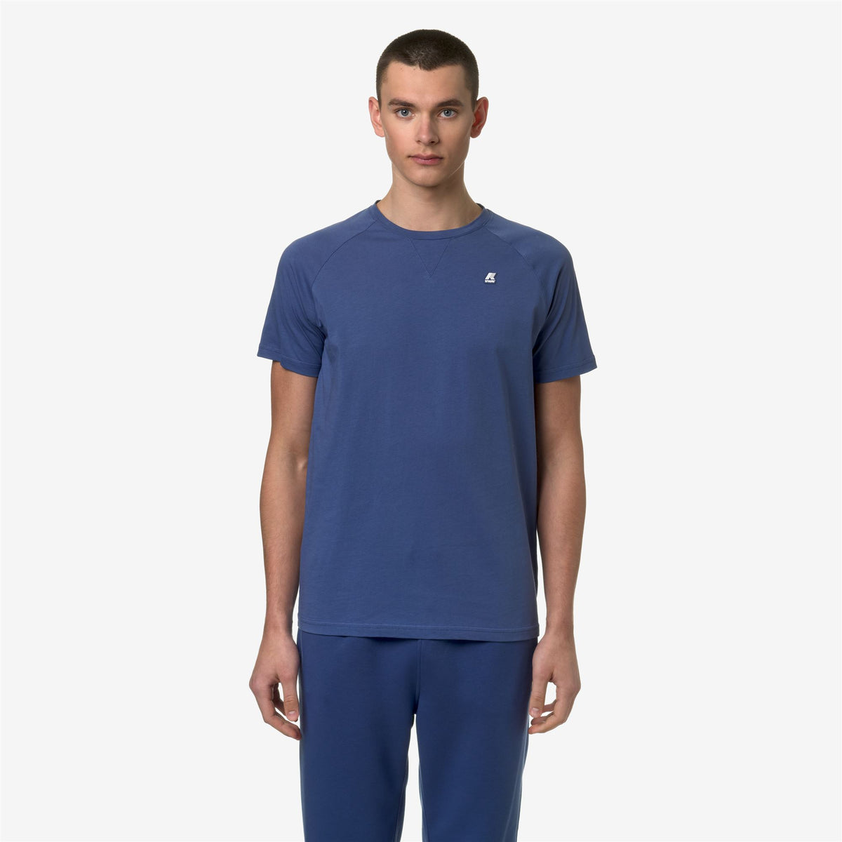T-Shirts & Top_Man_EDWING_T-Shirt_Blue Fiord - Commercial 4