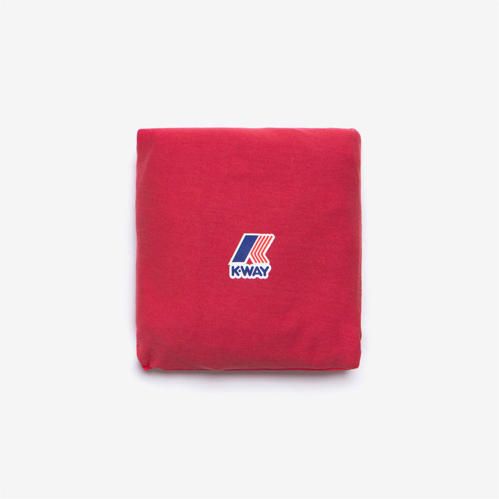 Camiseta de algodón unisex marrón rojo plegable con logo 2