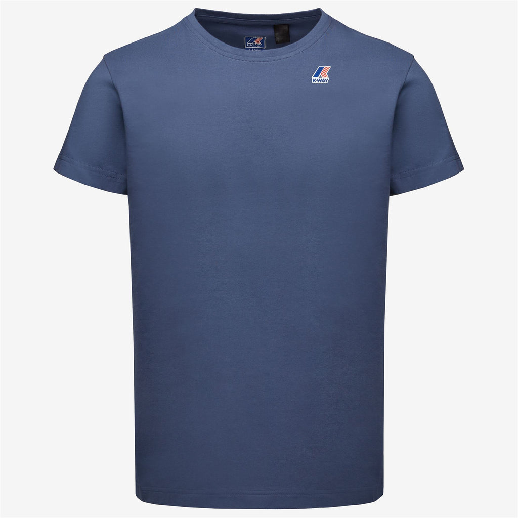 T-Shirts & Top_Unisex_LE VRAI EDOUARD_T-Shirt_Blue Indigo - Commercial 1