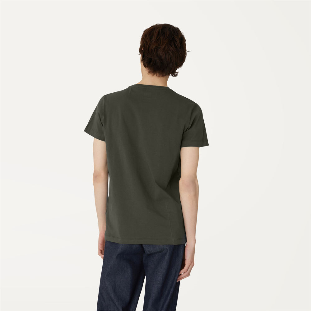 Grey Black Unisex Packable T-Shirt with Logo 02