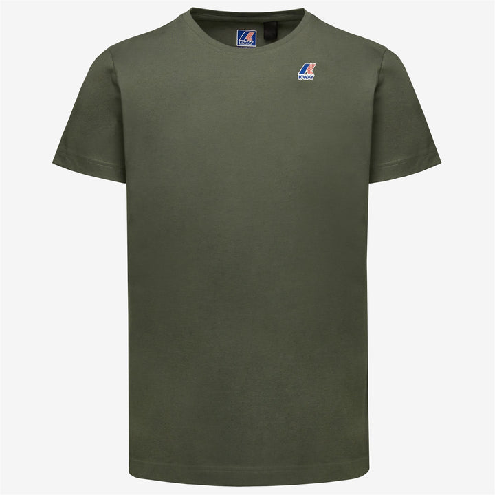 T-Shirt Unisex Pieghevole Verde Scuro con Vestibilità Moderna 5