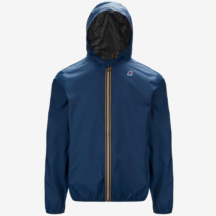 Deep Blue Men's Fashion Function Jacket with Hood and Pockets 1