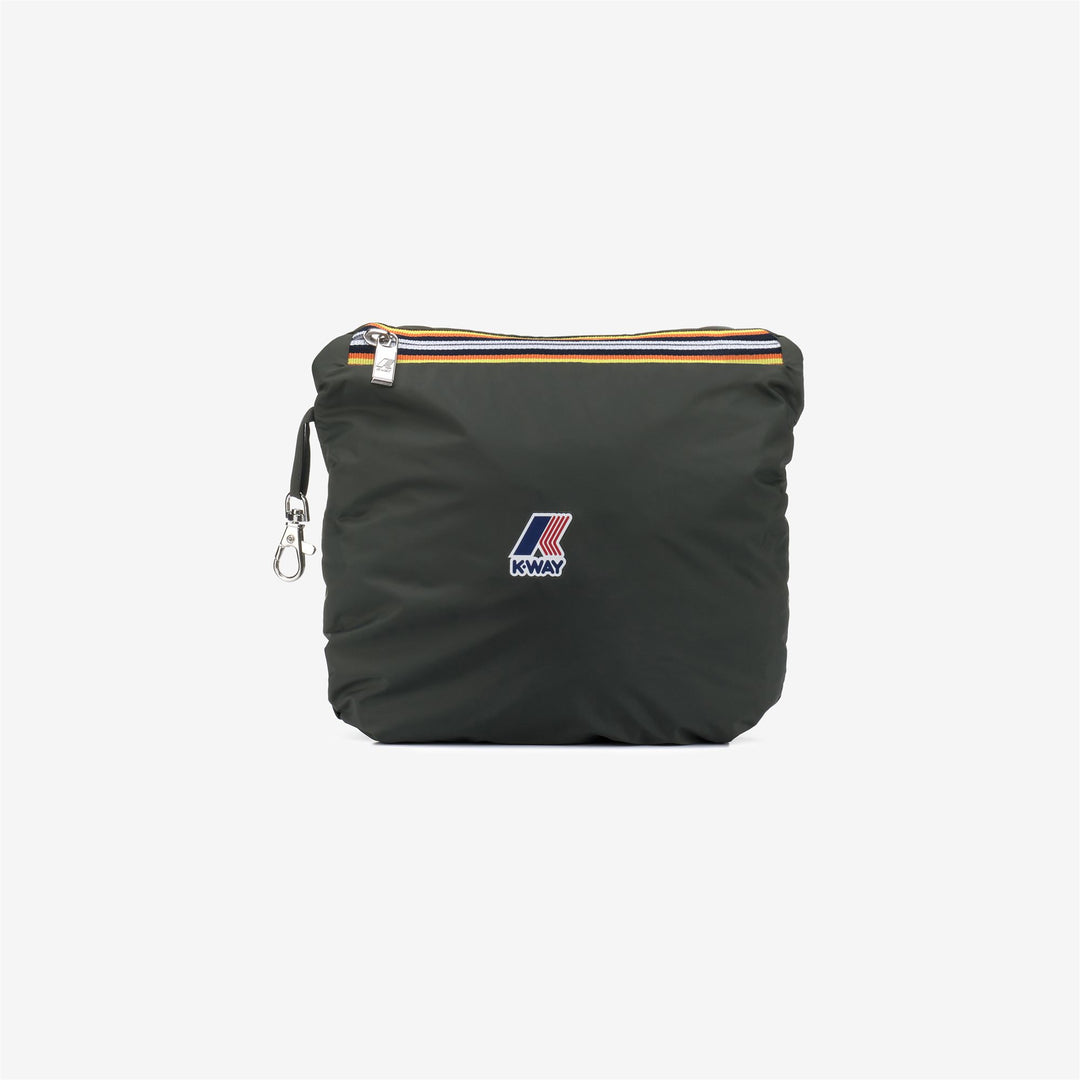 Chaqueta de moda para hombre en verde oscuro con capucha main