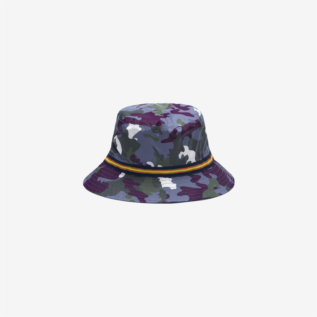 Headwear_UNISEX_LE VRAI 3.0 PASCAL TAPE GRAPHIC_Hat_CAMO AVIO PURPLE - Commercial 1