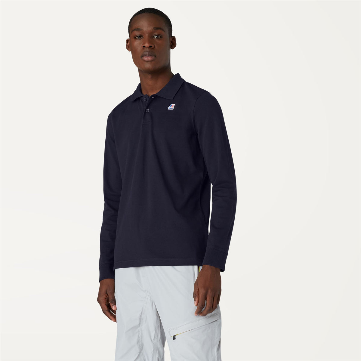 Polo Shirts_Man_ROCHEL CONTRAST STRETCH_Polo_Blue Depth - Commercial 4