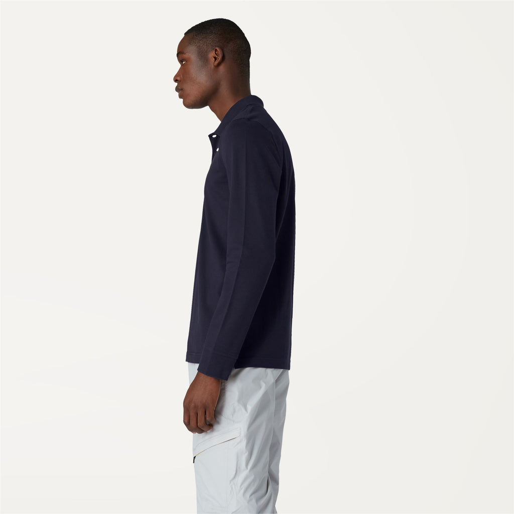 Polo Shirts_Man_ROCHEL CONTRAST STRETCH_Polo_Blue Depth - Commercial 5