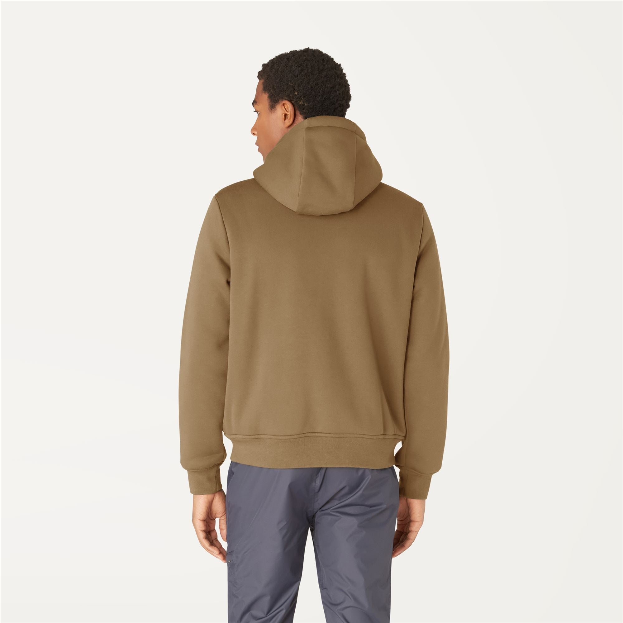 Fleece_Unisex_QUENTIN ORSETTO FLEECE_Jacket_Beige K-Grey A - Beige Khaki - Grey Periscope - Commercial 6