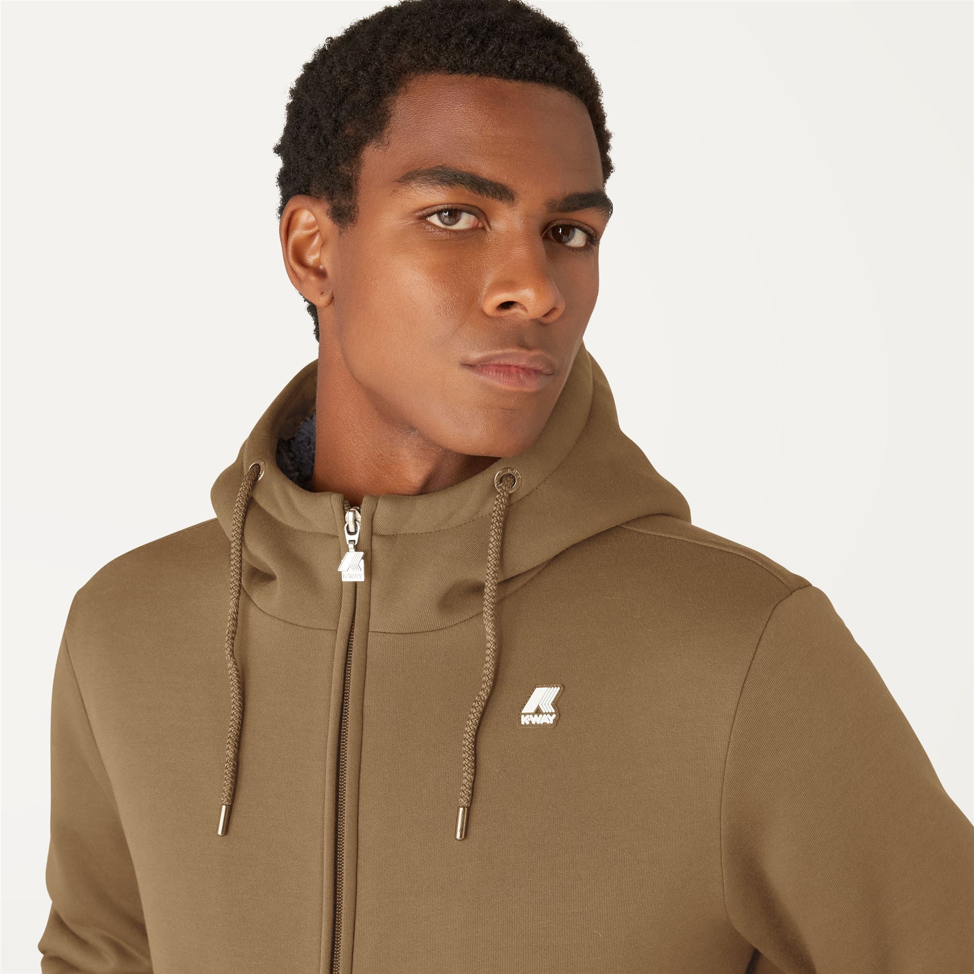 Fleece_Unisex_QUENTIN ORSETTO FLEECE_Jacket_Beige K-Grey A - Beige Khaki - Grey Periscope - Commercial 7