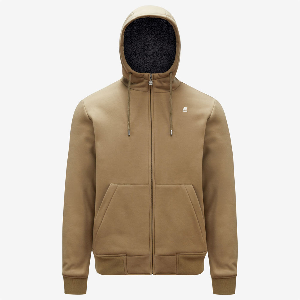 Fleece_Unisex_QUENTIN ORSETTO FLEECE_Jacket_Beige K-Grey A - Beige Khaki - Grey Periscope - Commercial 1