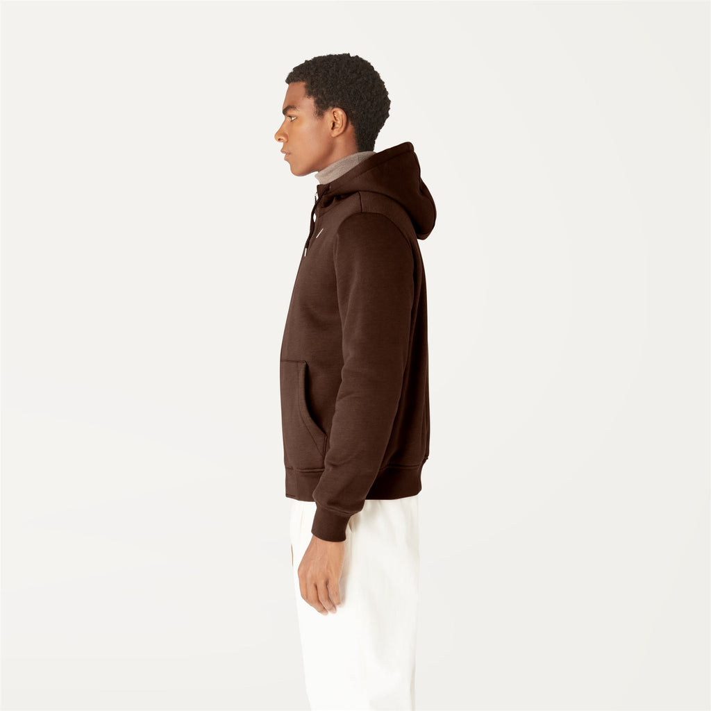 Fleece_Unisex_QUENTIN ORSETTO FLEECE_Jacket_Brown M-Black - Brown Moro - Grey Periscope - Commercial 5