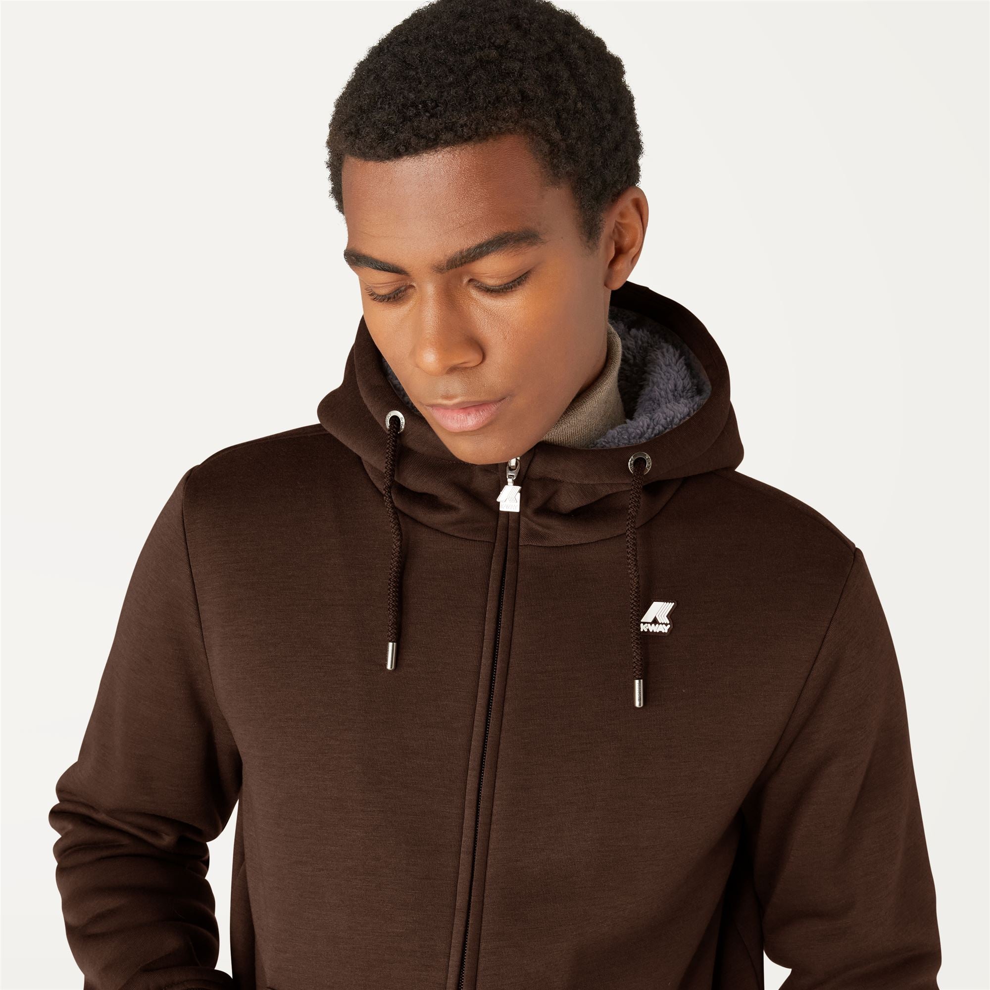 Fleece_Unisex_QUENTIN ORSETTO FLEECE_Jacket_Brown M-Black - Brown Moro - Grey Periscope - Commercial 7