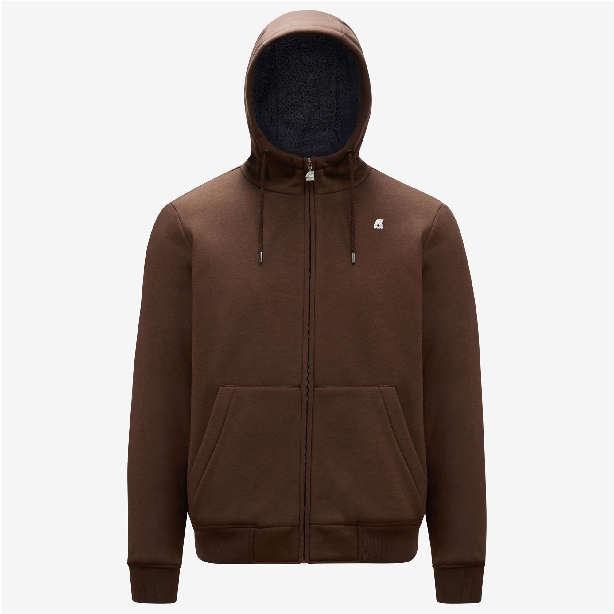 Fleece_Unisex_QUENTIN ORSETTO FLEECE_Jacket_Brown M-Black - Brown Moro - Grey Periscope - Commercial 1