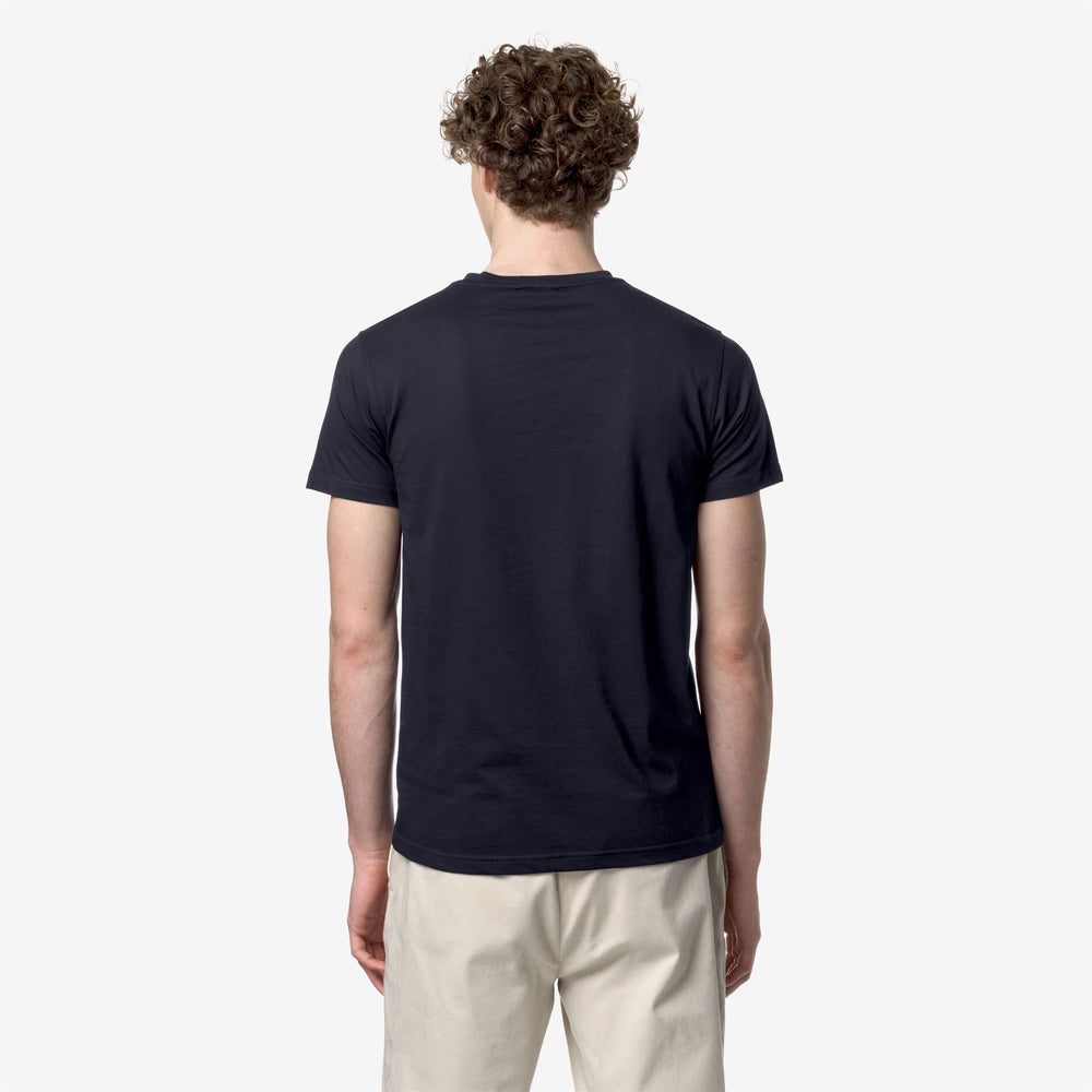 Deep Blue Men's Slim Fit T-Shirt for Everyday Wear 02