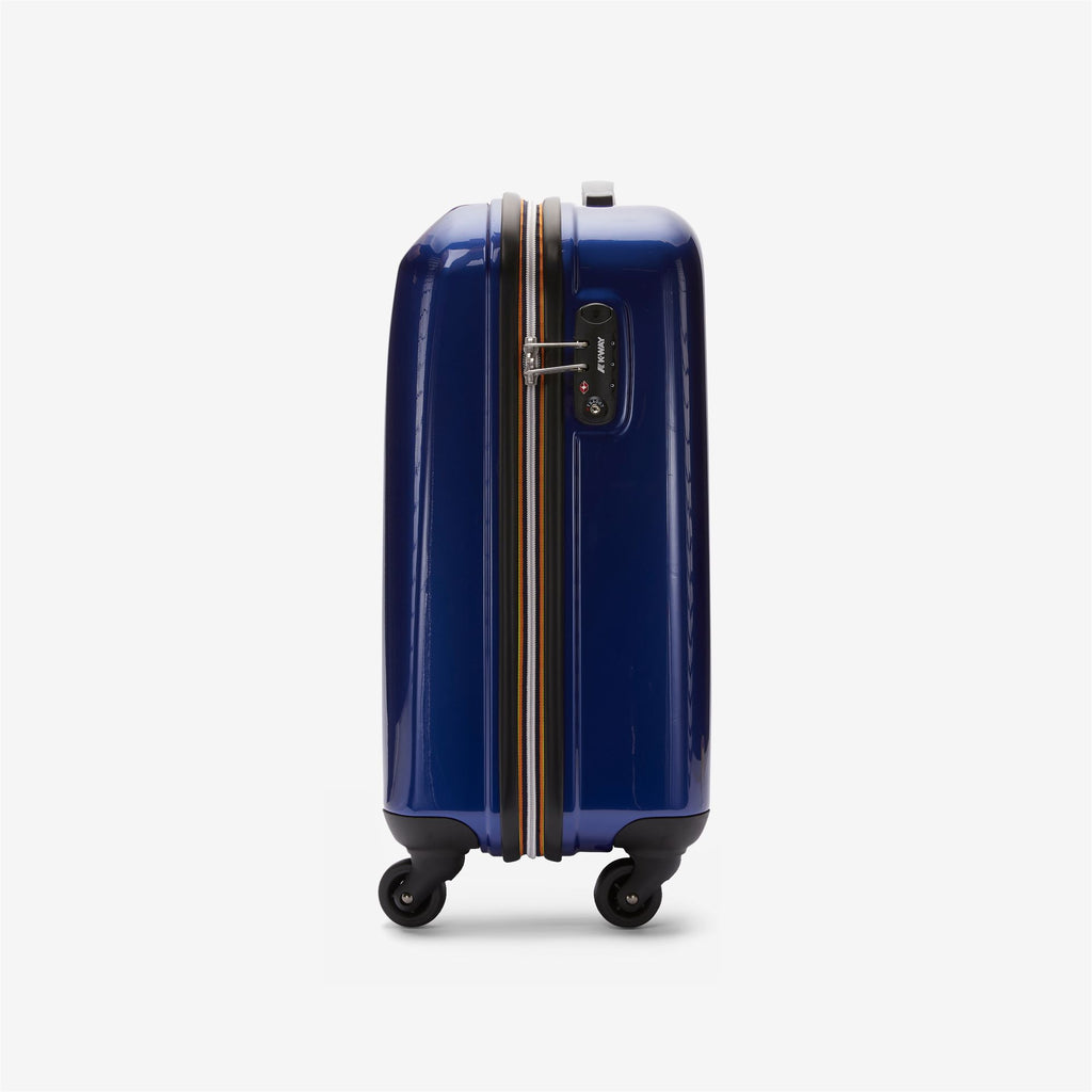 Luggage Bags_UNISEX_K-WAY SYSTEM MINI TROLLEY_Trolley_Blue Depth - Black Torba - Commercial 2
