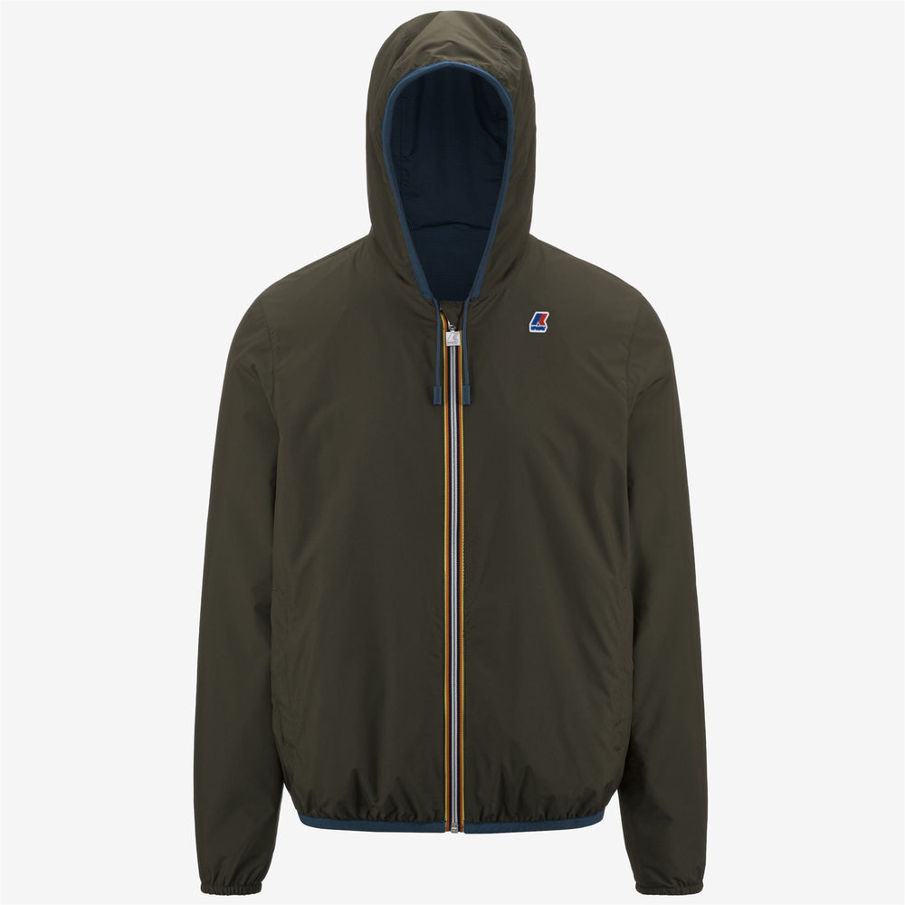 Jackets Man JACQUES REVERSIBLE RIPSTOP Short BLUE DEEP-GREEN Jackets Man JACQUES REVERSIBLE RIPSTOP Short BLUE DEEP-GREEN