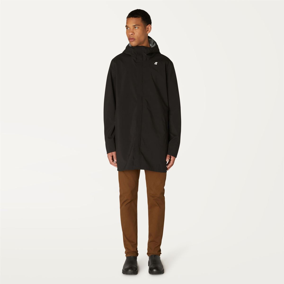 Jackets_Man_Tommy Bonded Jersey_3/4 Length_Black Pure - Commercial 4