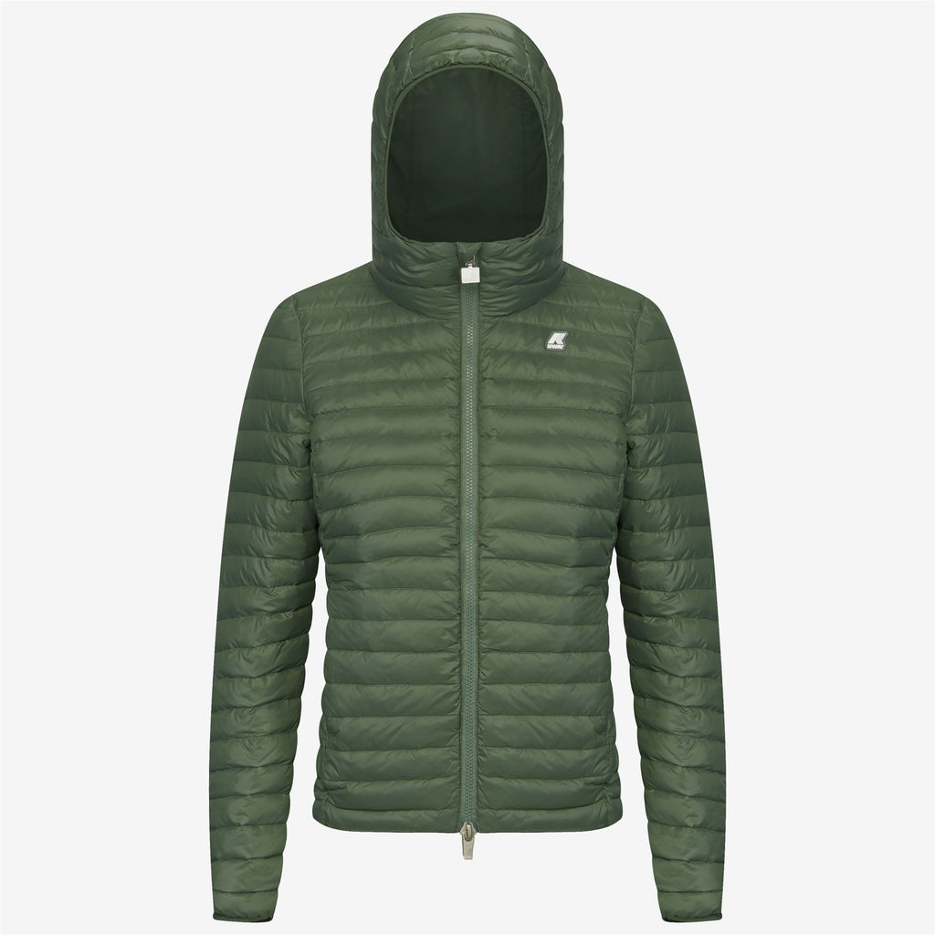 Jackets_Woman_LILY THERMO LIGHT DOUBLE_Short_Green Laurel - Commercial 2